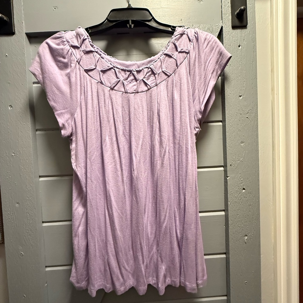 Christopher & Banks Light Purple Blouse